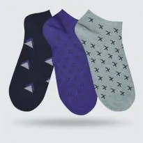 John Frank 3 paar Korte Sokken 