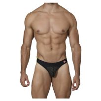 Pikante Click Athletic Mesh Jockstrap in Geel/Zwart