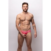 Sukrew U-Style Jockstrap in Deep Coral