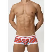 Toot Regimental Stripe Nano Boxershort in Rood