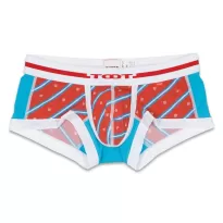 Toot Regimental Stripe Nano Boxershort in Rood