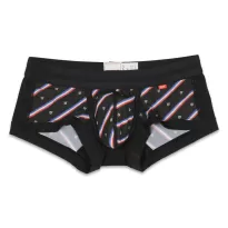 Toot Regimental Stripe Nano Boxershort in Zwart