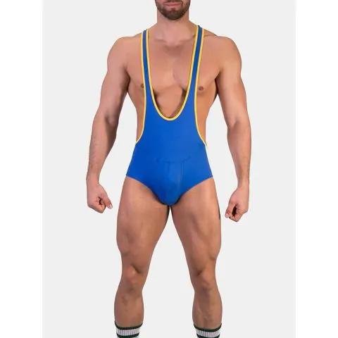 Barcode Berlin Singlet Areg in Blau