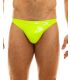 Modus Vivendi Viral Vinyl Low Cut Brief in Neon Geel