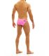Modus Vivendi Viral Vinyl Low Cut Brief in Neon Roze 