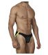 Pikante Click Athletic Mesh Jockstrap in Geel/Zwart