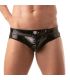 TOF Paris Vinyl Jock Brief in Zwart