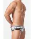 Toot Squarre Pattern Brief in Wit