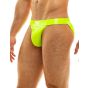 Modus Vivendi Viral Vinyl Tanga in Neon Yellow 