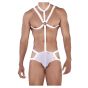 Pikante Dominante Harness Jockstrap in Weiß
