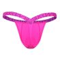 Sukrew Bubble Thong in Shocking Pink