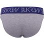Sukrew Classic Brief in Grau / Indigo
