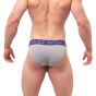 Sukrew Classic Brief in Grau / Indigo