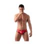 TOF Vinyl Jock Brief in Rot
