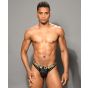 Andrew Christian Plush Sheer Strip Thong with Almost Naked