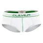 Clever Radical Piping Brief  in White