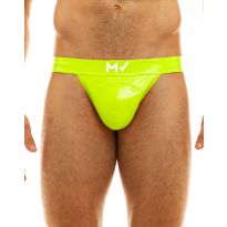 Modus Vivendi Viral Vinyl Tanga in Neon Yellow 