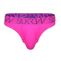 Sukrew Classic Thong in Shocking Pink