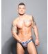 Andrew Christian Sheer Star Sparkle String met Almost Naked