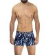 Hawai Printed Microfiber Boxershort in Donkerblauw