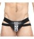 Maskulo Skulla Jockstrap in Zwart met Witte Accenten