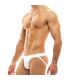 Modus Vivendi Lederlook Jockstrap in Wit