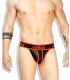 Outtox Fetish Jockstrap in Zwart met Rode Accenten.